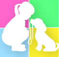 少女と犬